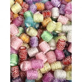 frosted-tube-beads