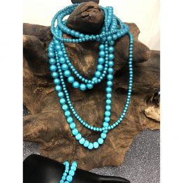 Single colour necklaces