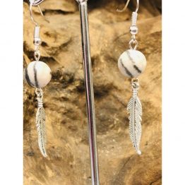 zebra-jasper-feather-earrings