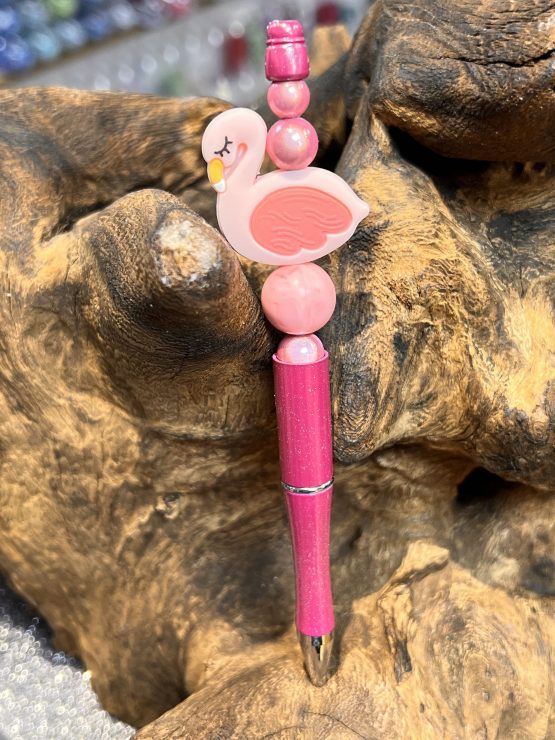 Beaded Pens 'Flamingo'