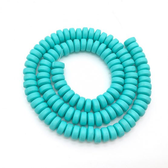 Polymer clay Abucus beads Jade