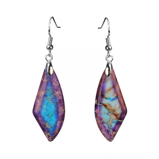 Impression Jasper EARRINGS Purple