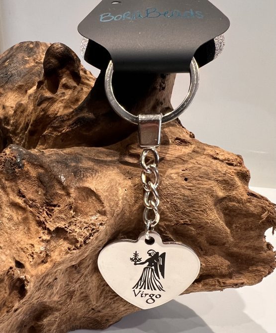 zodiac birthday charm keyring - Image 2