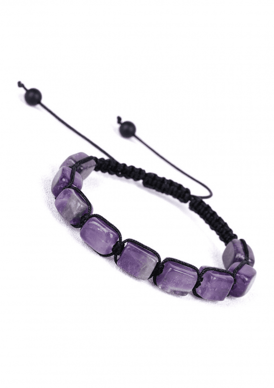 Cubed bracelet Amethyst