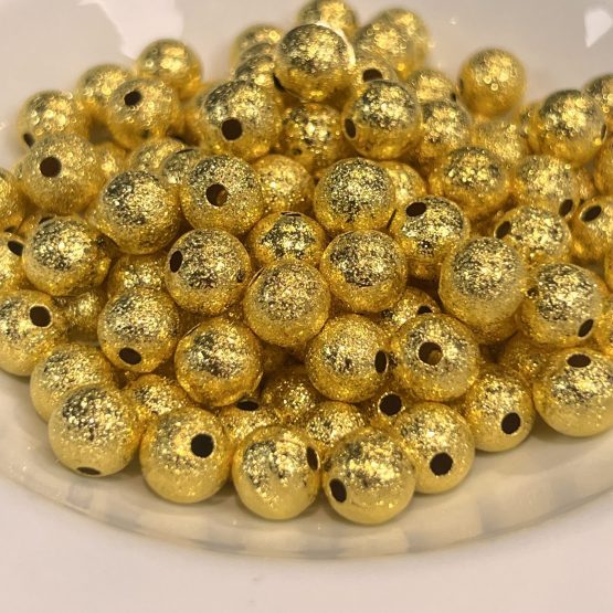 Foil beads Gold
