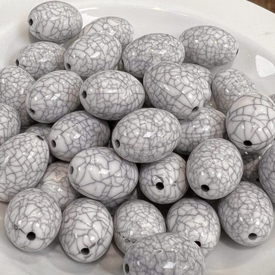 Acrylic beads Oval (1)
