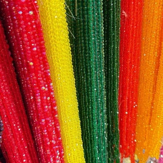 All 4mm Glass faceted beads