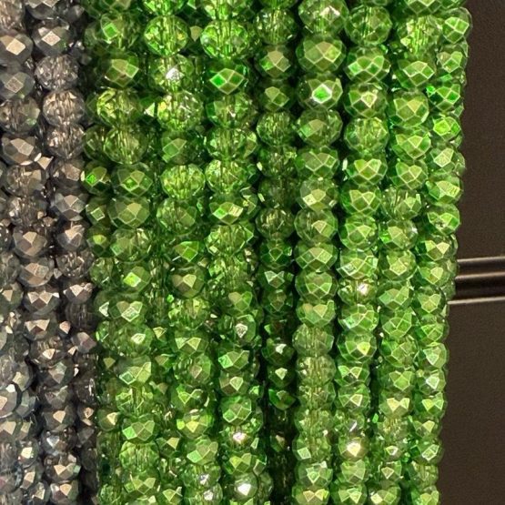 Metalic glass green