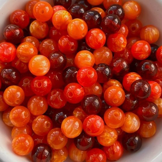 (BP121) 20 x Autumnal Beads