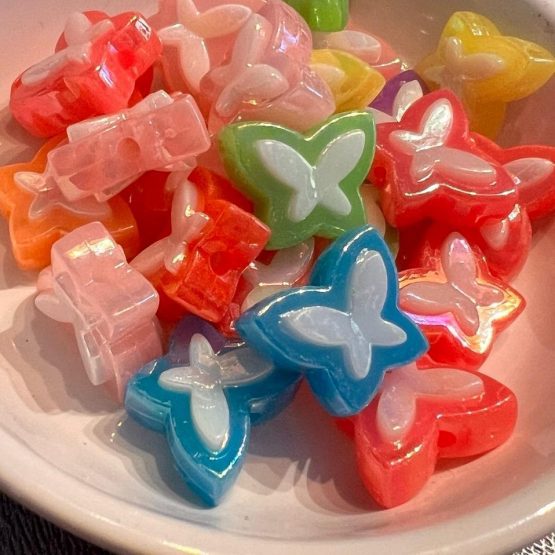 (BP131) 10 x  Butterfly Beads