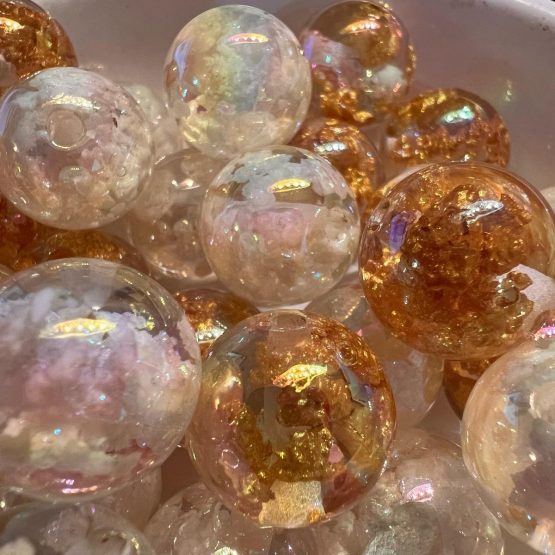 (BP154) 6 x 16mm cloud beads