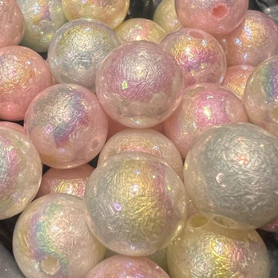 (BP197) 5 x 16mm pastel pearly beads