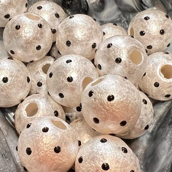 (BP280) 1 x 20mm silver spot beads