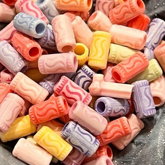 (BP288) 30 x 10mm tube beads