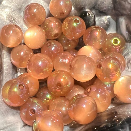 (BP315) 5 x 16mm mink cats eye Beads