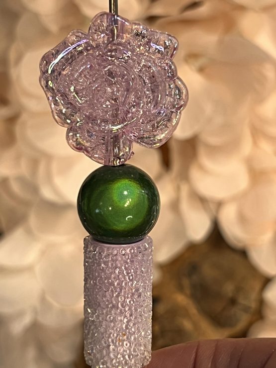 (BP32) 4 x large flower beads - Image 2