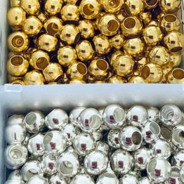 Gold/Silver/RG/Pewter spacer beads