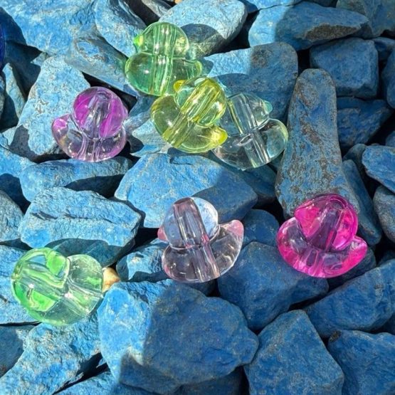 (BP79) 10 x Duck transluscent beads