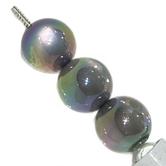 (BP13) 3 x Cats eye beads
