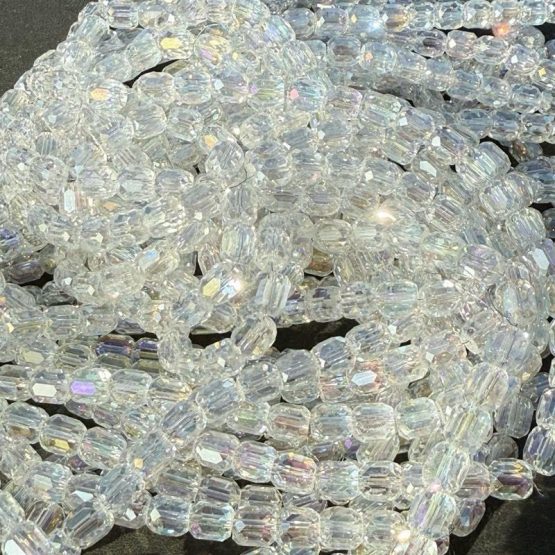 Barrel Beads clear