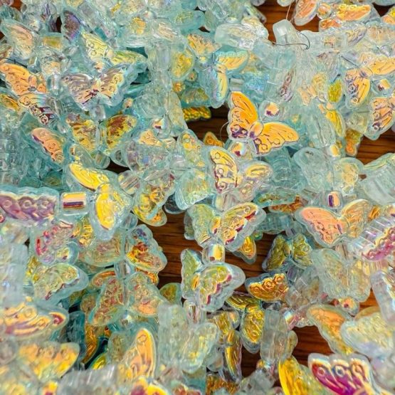 Glass Butterfly Turquoise