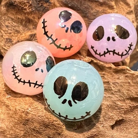 (BP FB ) 5 x 16mm coloured jelly jack beads