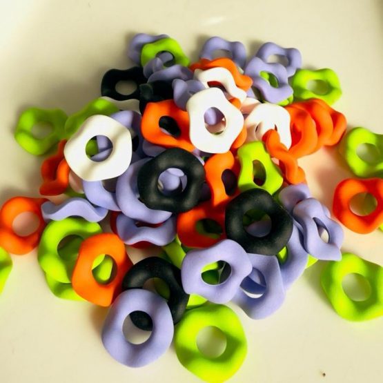 (BP) 10 x 16mm wavy spacer beads