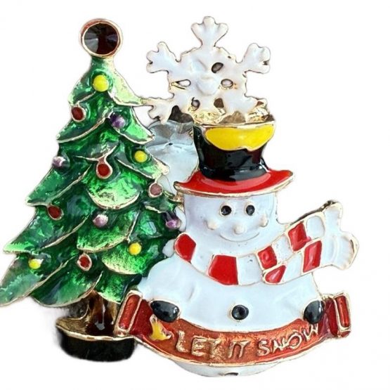 1 x snowman christmas focal