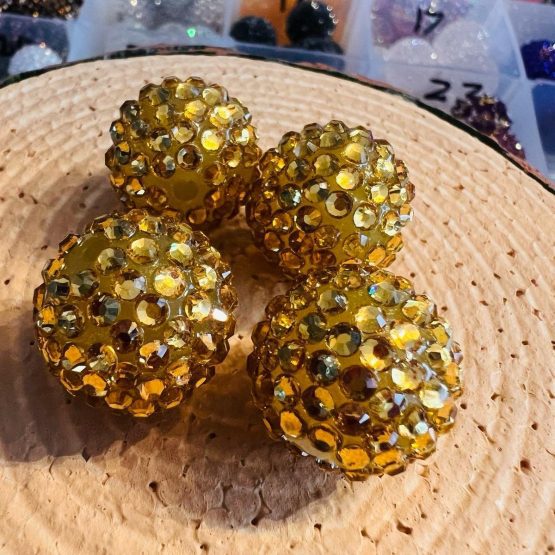 (BP22 03) 1 x 20mm Gold bead