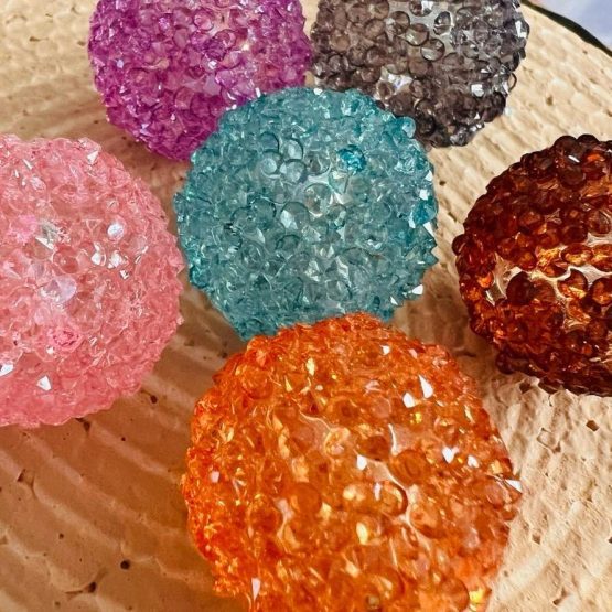 (BP22 22) 5 x 20mm Mixed Colour beads