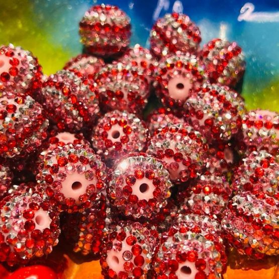 (BP22 66) 1 x 20mm Stripe bead