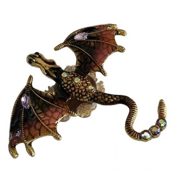 1 x Dragon Brown ombre focal