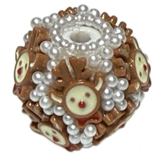 1 x 18mm reindeer bead