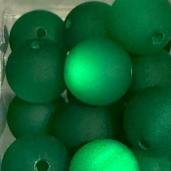 (BP) 5 x 16mm Green cats eye