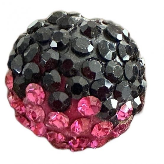 1 x ombre diamante Black bead - Image 2