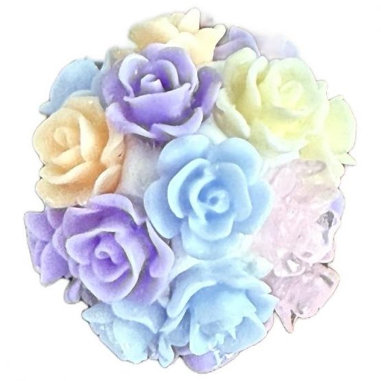 1 x Rose bead Rainbow