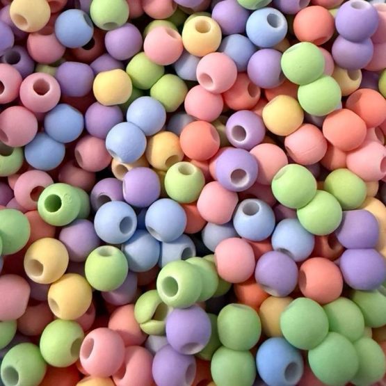 (BP253) 90 x pastel bead mix