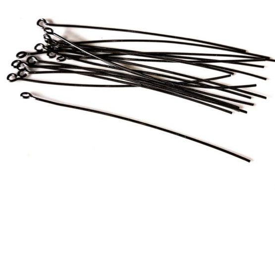 50 x Black eye pins 16 - 40mm