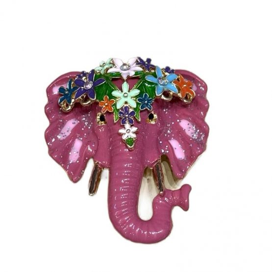 1 x elephant Pink focal bead