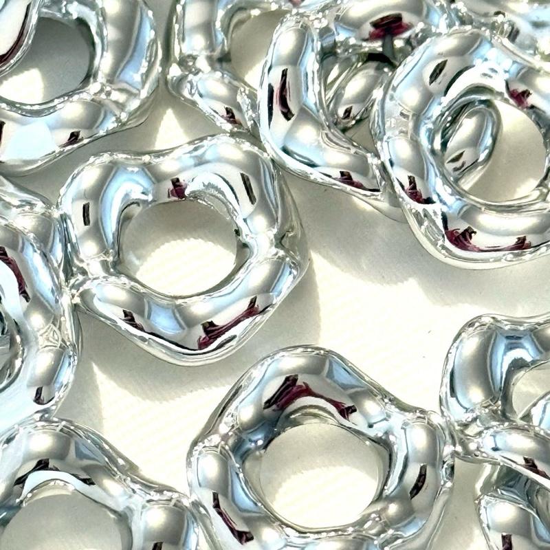 (BP T3 13) wavy silver