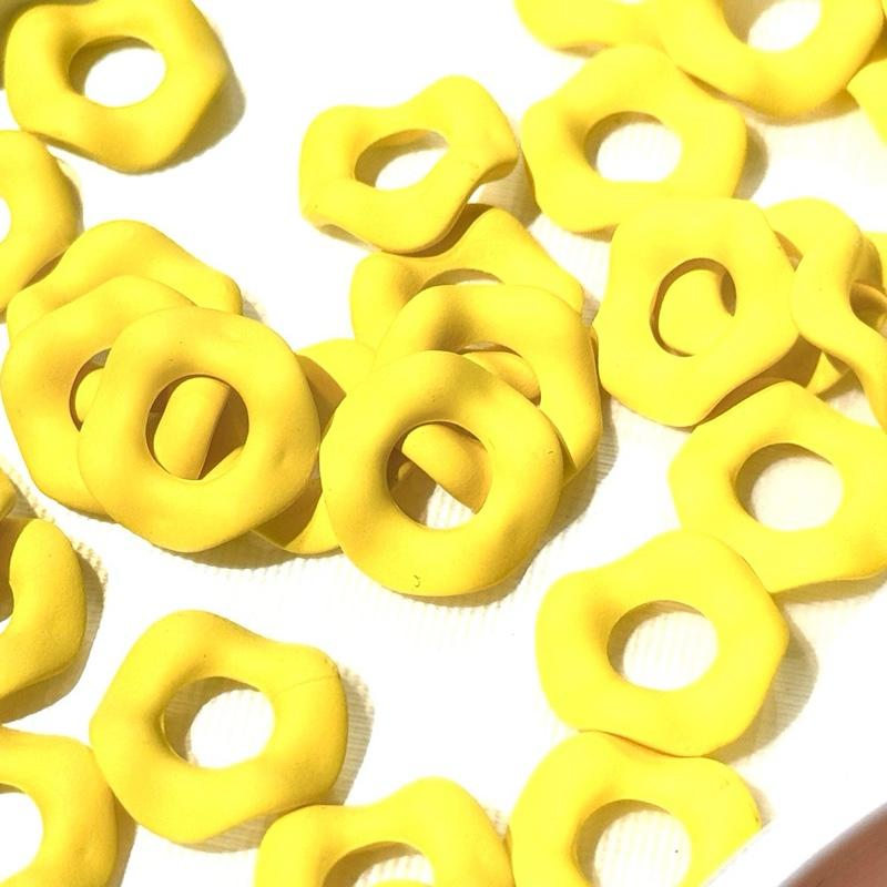 wavy neon yellow