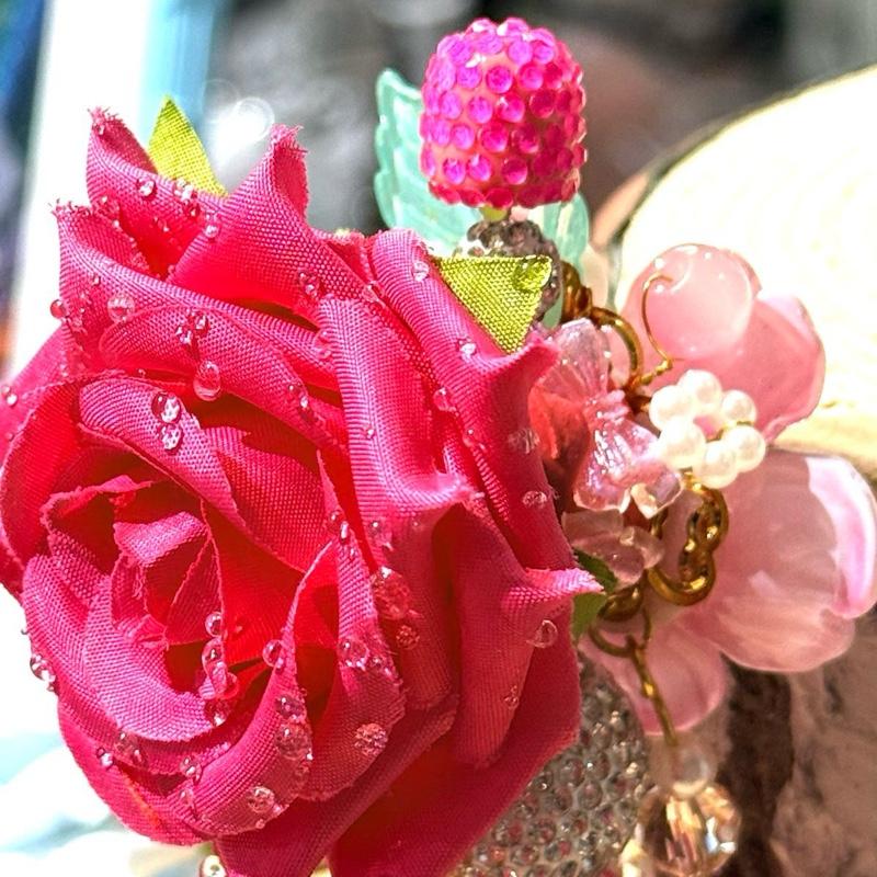 Rose focal magenta Rose focal magenta