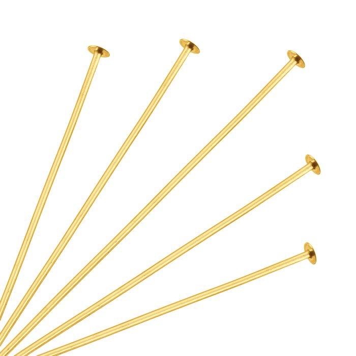 gold head pin